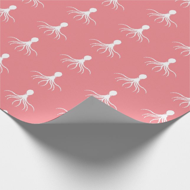 Presente Design de Octopus em dificuldades - Papel de enrol (Ponta)