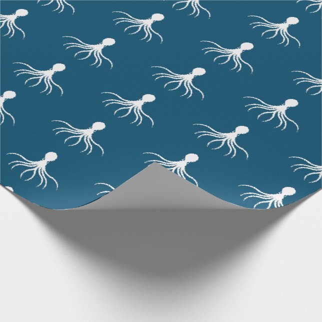 Presente Design de Octopus em dificuldades - Papel de enrol (Ponta)