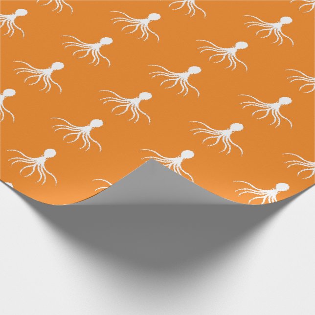 Presente Design de Octopus em dificuldades - Papel de enrol (Ponta)