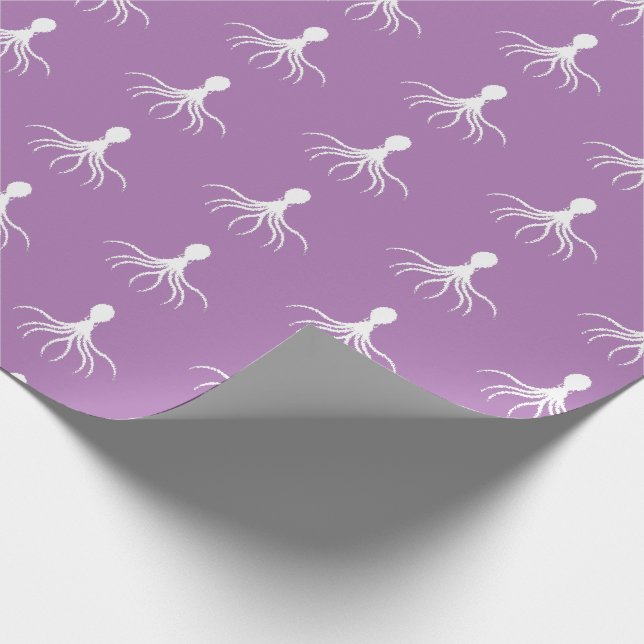 Presente Design de Octopus em dificuldades - Papel de enrol (Ponta)