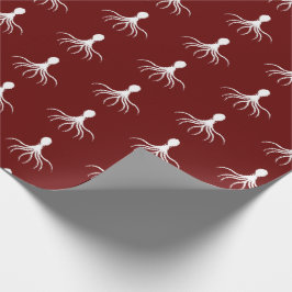 Presente Design de Octopus em dificuldades - Papel de enrol