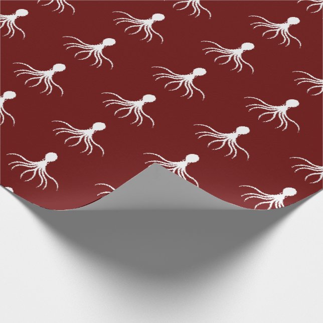 Presente Design de Octopus em dificuldades - Papel de enrol (Ponta)