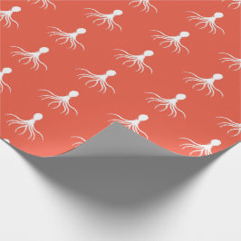 Presente Design de Octopus em dificuldades - Papel de enrol