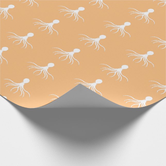 Presente Design de Octopus em dificuldades - Papel de enrol (Ponta)
