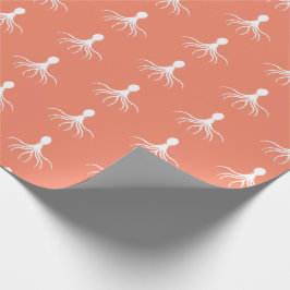 Presente Design de Octopus em dificuldades - Papel de enrol