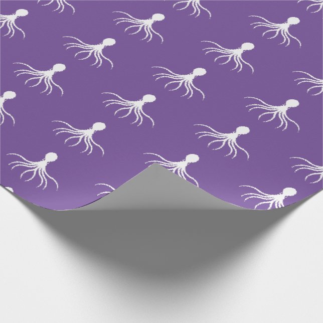 Presente Design de Octopus em dificuldades - Papel de enrol (Ponta)