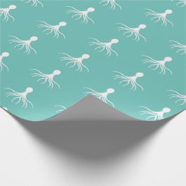 Presente Design de Octopus em dificuldades - Papel de enrol
