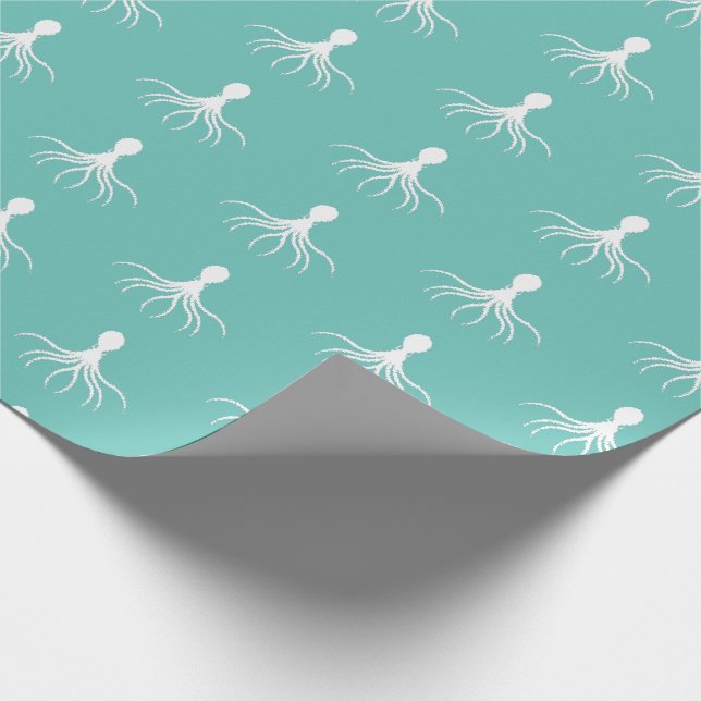 Presente Design de Octopus em dificuldades - Papel de enrol (Ponta)