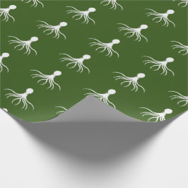 Presente Design de Octopus em dificuldades - Papel de enrol