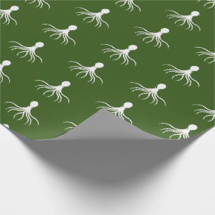 Presente Design de Octopus em dificuldades - Papel de enrol