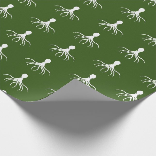Presente Design de Octopus em dificuldades - Papel de enrol (Ponta)