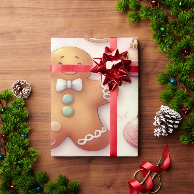 Presente Design de papel embrulho de Natal brilhante e fest (Presente de Natal)
