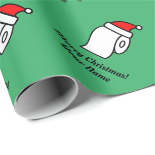 Presente design personalizado de papel higiênico de Natal 
