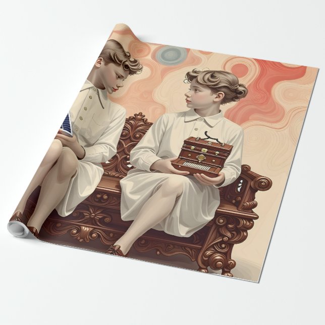 Presente /DH.Lee/ compro _ Papel de enrolamento 06 (Desenrolado)