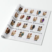 Dia de as mães Feliz, Aquarela, papel de moldagem