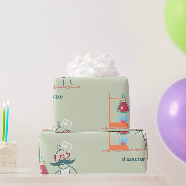 Presente Dissecar o papel de enrolamento do cientista (Criador carregado)