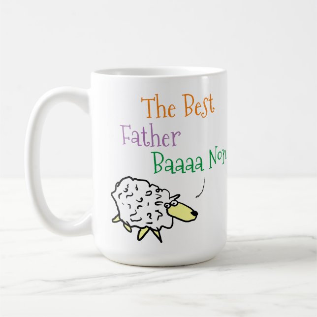 Presente Divertido para o Papai - Caneca de Café d (Esquerda)