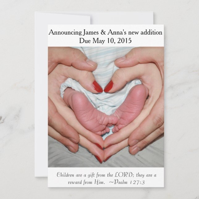 Presente do Anúncio da Gravidez do Senhor ~ (Frente)