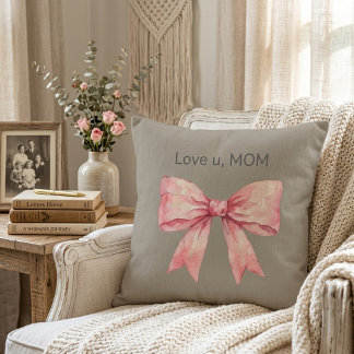 Presente do dia das mães almofada macia deitar amo