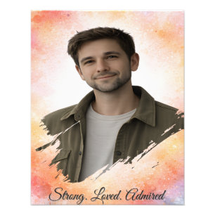 Presente do Dia dos Namorados com Foto em Aquarela