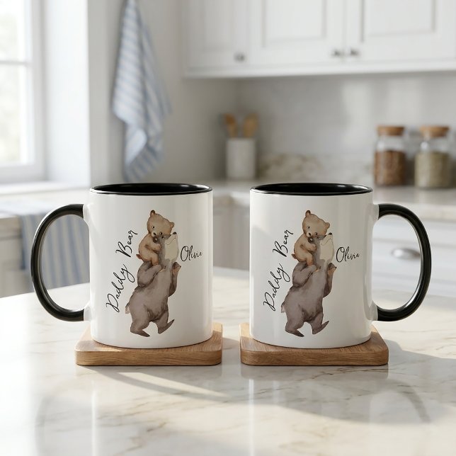 Presente do Dia dos Pais do Papai Urso para Caneca (Criador carregado)