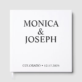 Presente do Livro de Visitas Azul Céu Empoeirado, 