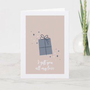 Presente do meu Amor Cartão de Natal