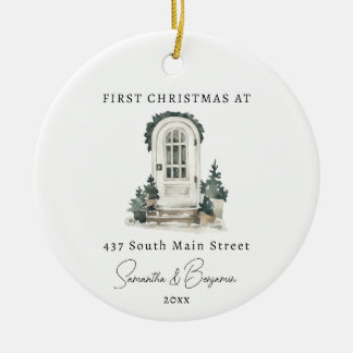 Presente do novo Enfeites de natal doméstico na po