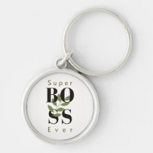 Presente do Super Chefe Ever Chaveiro para melhor