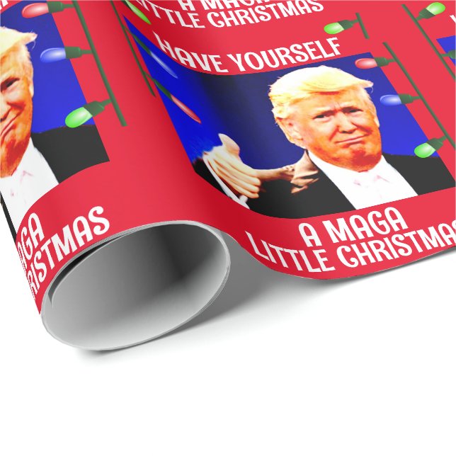 Presente DONALD TRUMP MAGA PEQUENO PAPEL DE VARRASTO DE Nat (Ponta do rolo)