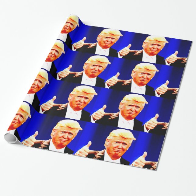 Presente DONALD TRUMP MBS PARA CIMA O Papel de enrolamento  (Desenrolado)