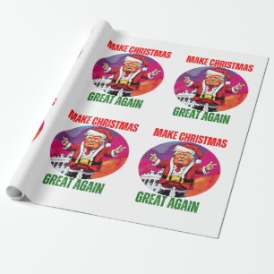 PRESENTE DONALD TRUMP - PAPEL DE EMBALAGEM