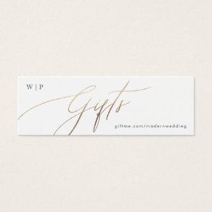 Presente Dourado Branco Elegante Branco Azul-Marin