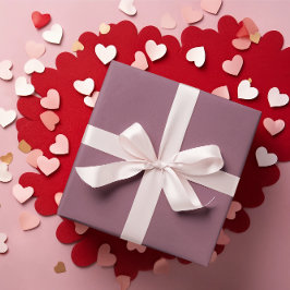 Presente Dusty Mauve - Papel de Enrolamento Rosa