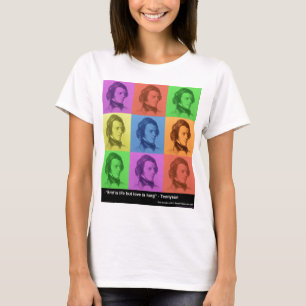 Presente e Camisetas com Citação de Tennyson "O Am