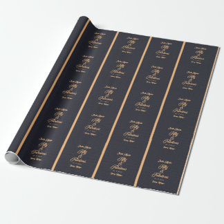 Presente Elegante 50 e fabuloso papel de ondulação de anive