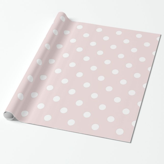Presente Elegante cora o papel de envolvimento cor-de-rosa (Desenrolado)
