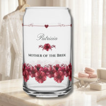 Presente Elegante de Burgundy para a Mãe da Noiva