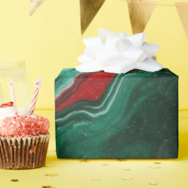 Presente Elegante Mármaco Papel de Moldagem de Natal