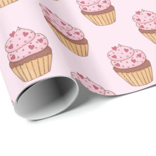 Presente Embrulhamento de Cupcake de papel