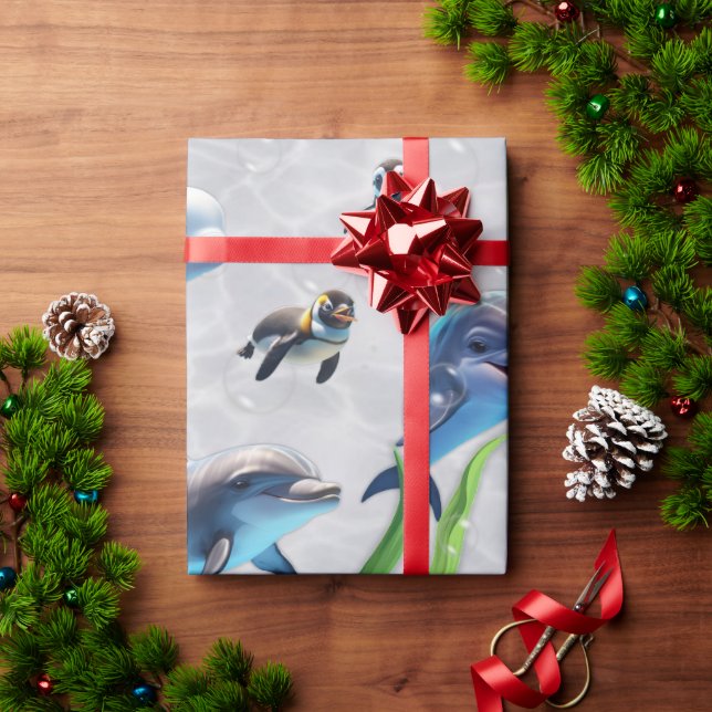 Presente Encontro nos rolos de papel para enrolamento de go (Presente de Natal)