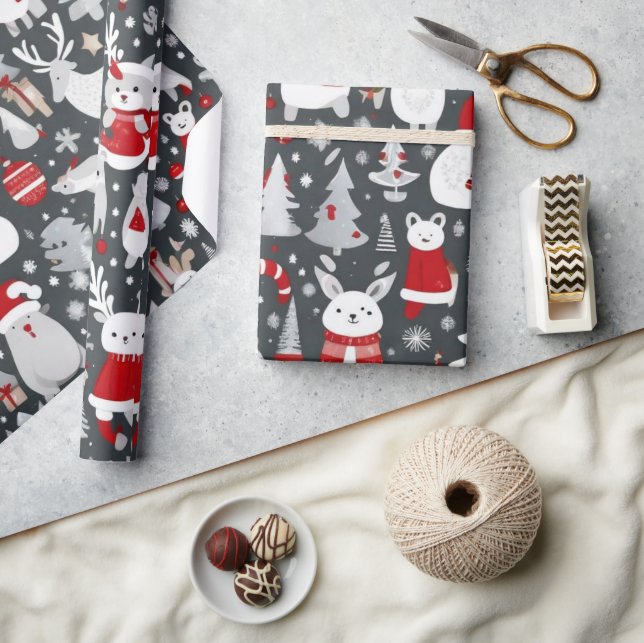 Presente Enfeites de natal em papel de decapagem ou enrolaç (Artesanato)