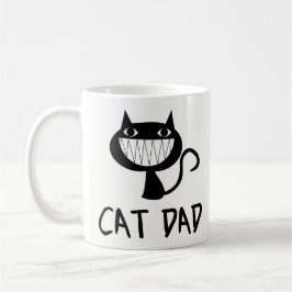 Presente engraçado da caneca de café - pai do gato
