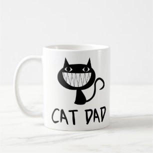 Presente engraçado da caneca de café - pai do gato