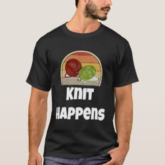 Presente Engraçado De Camisa De Malha Para Knitter