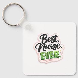 Presente engraçado de chaveiro para enfermeira