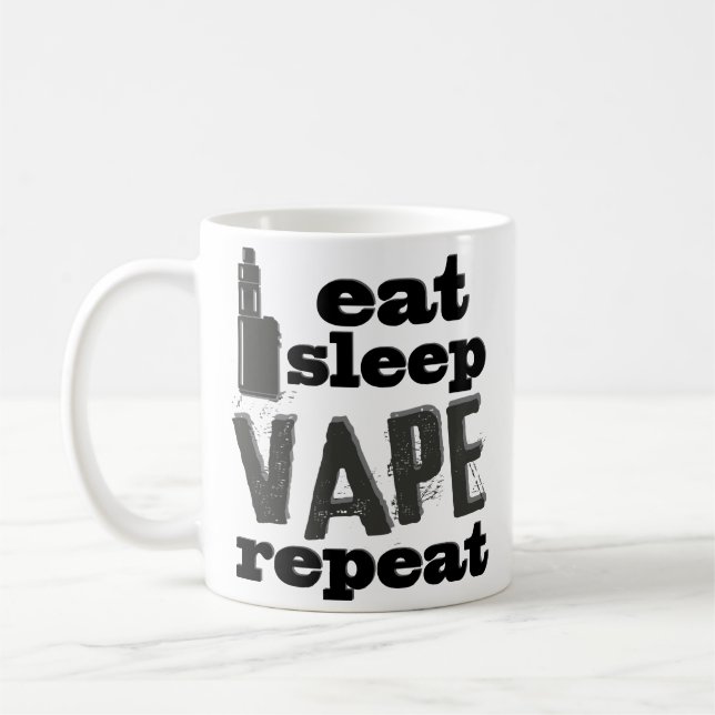 Presente engraçado de Vapist Vape da caneca de (Esquerda)
