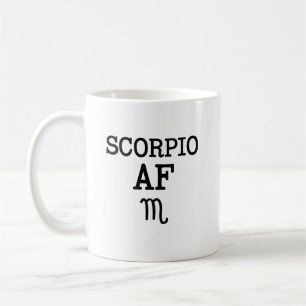 Presente engraçado do zodíaco da caneca de café