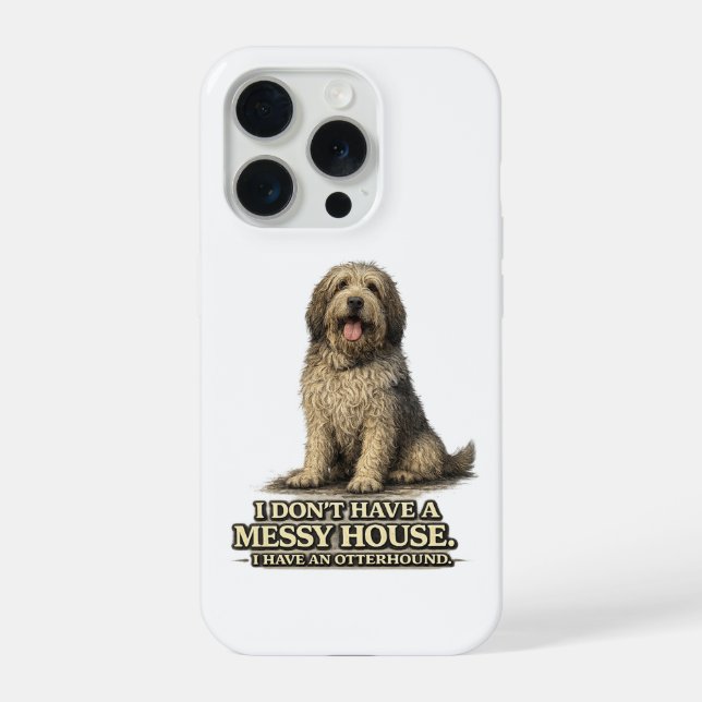 Presente engraçado para dono de cachorro Otterhoun (Verso)
