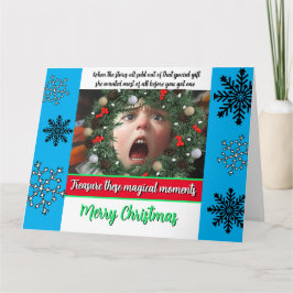 PRESENTE ESPECIAL DE Cartão de Natal Personalizado